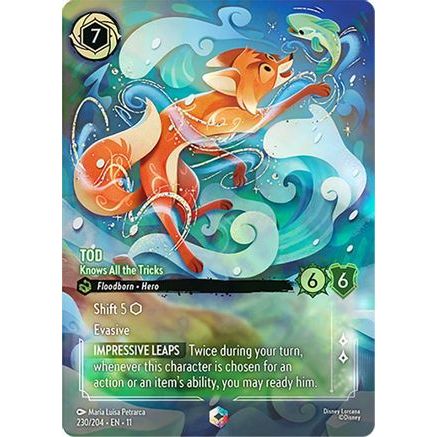 Tod - Knows All the Tricks (Enchanted) (230/204) - Winterspell Holofoil