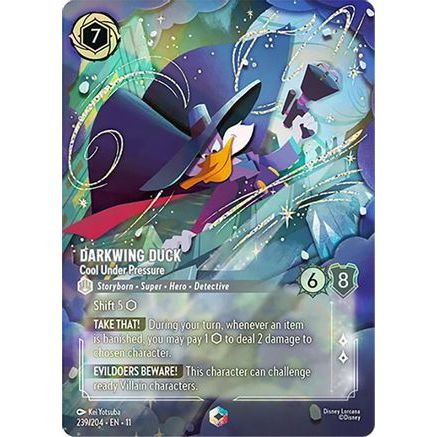 Darkwing Duck - Cool Under Pressure (Enchanted) (239/204) - Winterspell Holofoil
