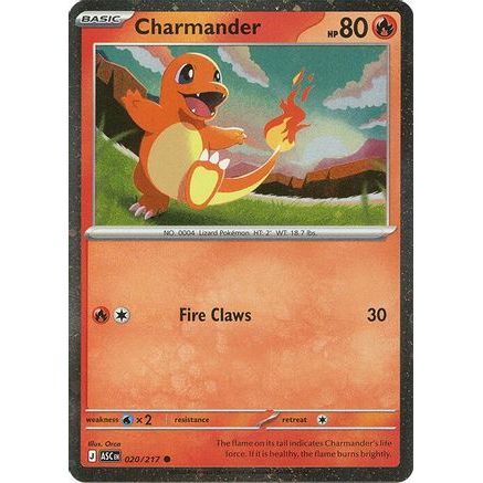Charmander - 020/217 (Cosmos Holo) 20 - Miscellaneous Cards & Products Holofoil