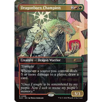 Dragonborn Champion (SLD-2498) - Secret Lair Drop Series Foil
