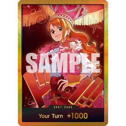 DON!! Card (Nami) (Gold) - Extra Booster: One Piece Heroines Edition Foil