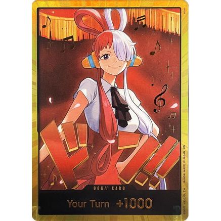 DON!! Card (Uta) (Gold) - Extra Booster: One Piece Heroines Edition Foil