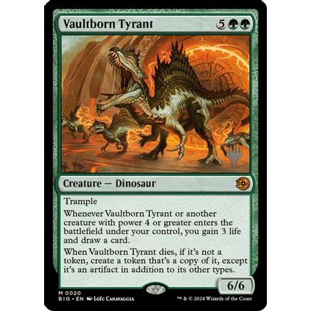 Vaultborn Tyrant (PPECL-020) - Promo Pack: Lorwyn Eclipsed Foil