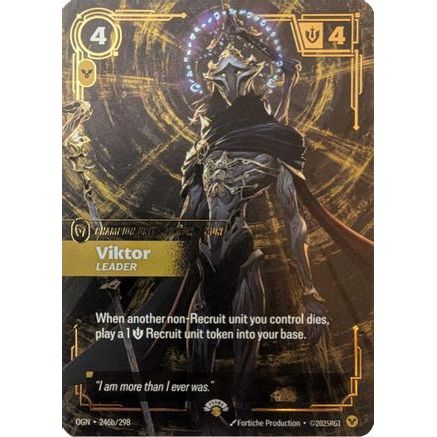 Viktor - Leader (246a/298) - Riftbound Promotional Cards Foil