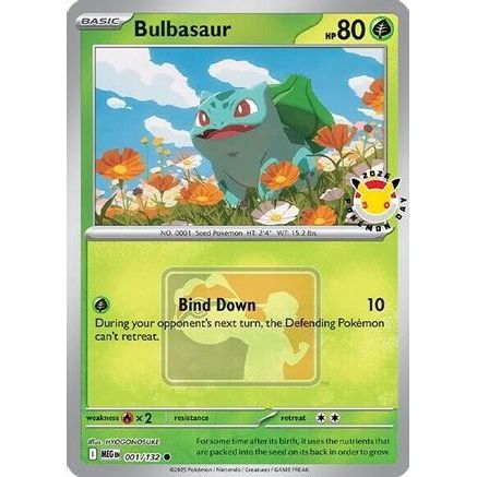Bulbasaur (Pokemon Day 2026) 1 - Miscellaneous Cards & Products Holofoil