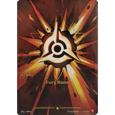 Fury Rune (Alternate Art) (R01a) - Spiritforged Foil