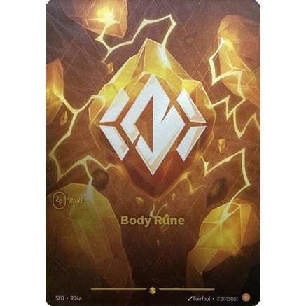Body Rune (Alternate Art) (R04a) - Spiritforged Foil