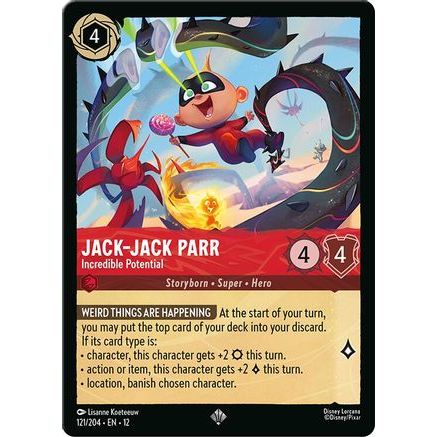 Jack-Jack Parr - Incredible Potential (121/204) - Wilds Unknown Cold Foil