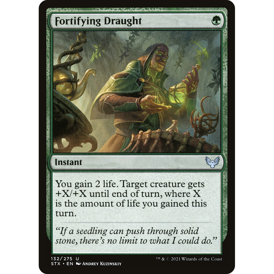 Fortifying Draught (STX-132) - Strixhaven: School of Mages