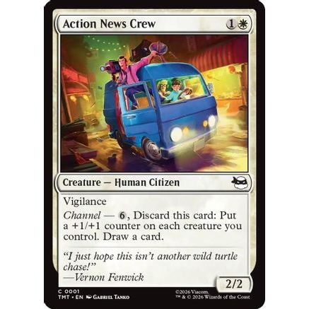 Action News Crew (TMT-001) - Teenage Mutant Ninja Turtles Foil