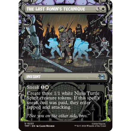 The Last Ronin's Technique (Showcase) (TMT-223) - Teenage Mutant Ninja Turtles Foil