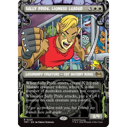 Sally Pride, Lioness Leader (Showcase) (TMT-225) - Teenage Mutant Ninja Turtles Foil