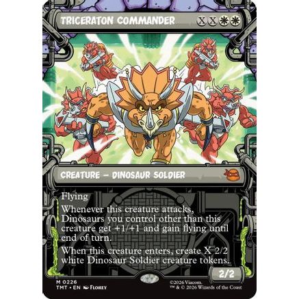 Triceraton Commander (Showcase) (TMT-226) - Teenage Mutant Ninja Turtles Foil