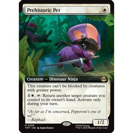 Prehistoric Pet (Extended Art) (TMT-259) - Teenage Mutant Ninja Turtles