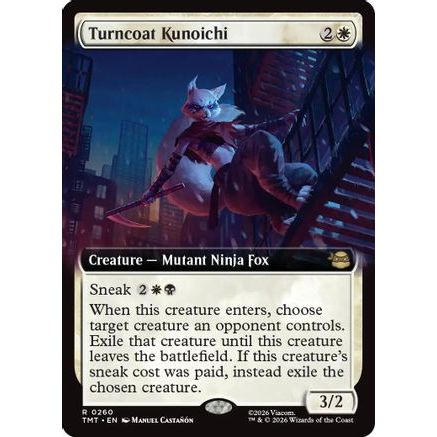 Turncoat Kunoichi (Extended Art) (TMT-260) - Teenage Mutant Ninja Turtles Foil
