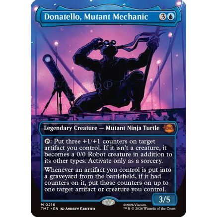 Donatello, Mutant Mechanic (Borderless) (TMT-216) - Teenage Mutant Ninja Turtles Foil