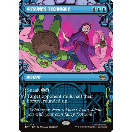 Kitsune's Technique (Showcase) (TMT-229) - Teenage Mutant Ninja Turtles Foil