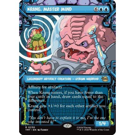 Krang, Master Mind (Showcase) (TMT-230) - Teenage Mutant Ninja Turtles