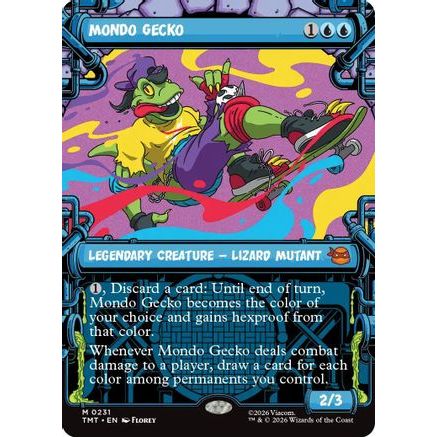 Mondo Gecko (Showcase) (TMT-231) - Teenage Mutant Ninja Turtles