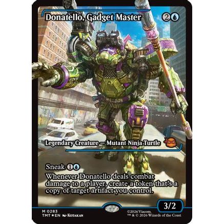 Donatello, Gadget Master (Showcase) (TMT-283) - Teenage Mutant Ninja Turtles Foil