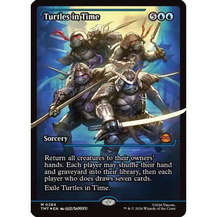 Turtles in Time (Showcase) (TMT-284) - Teenage Mutant Ninja Turtles Foil