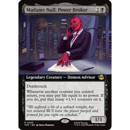 Madame Null, Power Broker (Extended Art) (TMT-265) - Teenage Mutant Ninja Turtles