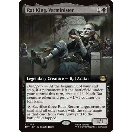 Rat King, Verminister (Extended Art) (TMT-266) - Teenage Mutant Ninja Turtles Foil