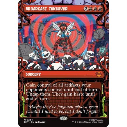 Broadcast Takeover (Showcase) (TMT-234) - Teenage Mutant Ninja Turtles