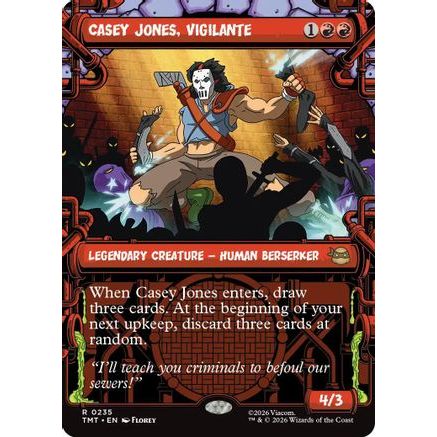 Casey Jones, Vigilante (0235) (Showcase) (TMT-235) - Teenage Mutant Ninja Turtles