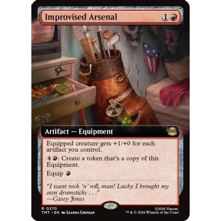 Improvised Arsenal (Extended Art) (TMT-270) - Teenage Mutant Ninja Turtles Foil