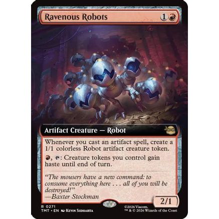 Ravenous Robots (Extended Art) (TMT-271) - Teenage Mutant Ninja Turtles Foil