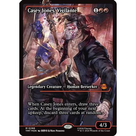 Casey Jones, Vigilante (0286) (Showcase) (TMT-286) - Teenage Mutant Ninja Turtles Foil