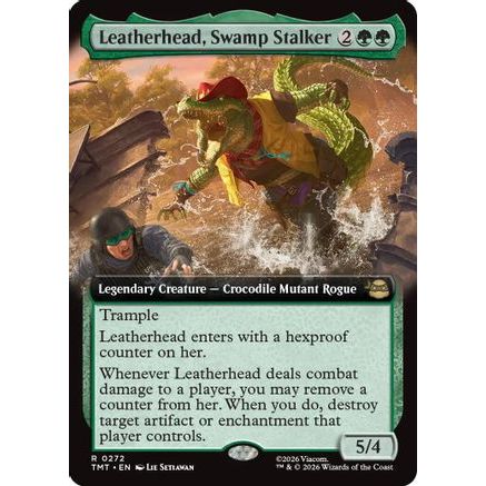 Leatherhead, Swamp Stalker (Extended Art) (TMT-272) - Teenage Mutant Ninja Turtles
