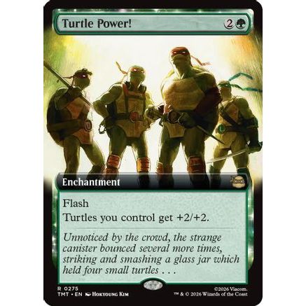 Turtle Power! (Extended Art) (TMT-275) - Teenage Mutant Ninja Turtles Foil