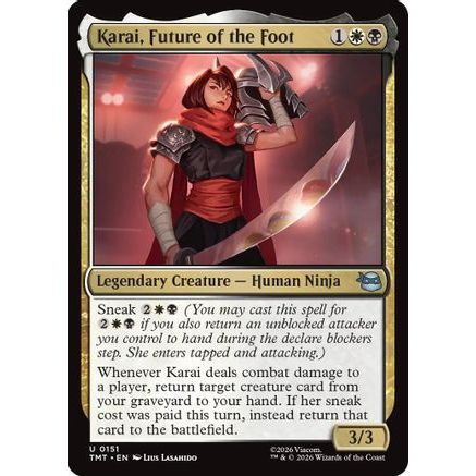 Karai, Future of the Foot (TMT-151) - Teenage Mutant Ninja Turtles Foil