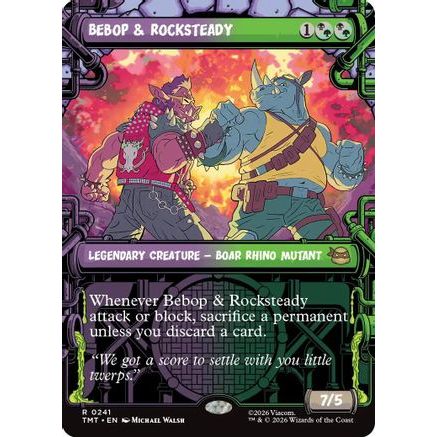 Bebop & Rocksteady (Showcase) (TMT-241) - Teenage Mutant Ninja Turtles
