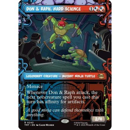 Don & Raph, Hard Science (Showcase) (TMT-243) - Teenage Mutant Ninja Turtles