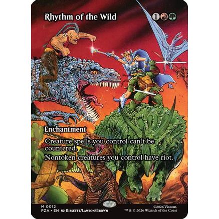 Rhythm of the Wild (Borderless) (PZA-012) - Teenage Mutant Ninja Turtles Eternal-Legal Foil