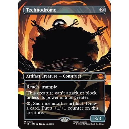 Technodrome (Borderless) (TMT-222) - Teenage Mutant Ninja Turtles