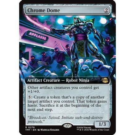 Chrome Dome (Extended Art) (TMT-276) - Teenage Mutant Ninja Turtles Foil