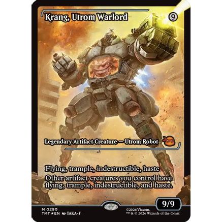 Krang, Utrom Warlord (Showcase) (TMT-290) - Teenage Mutant Ninja Turtles Foil
