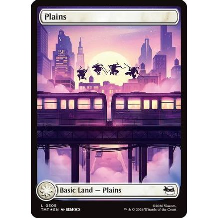 Plains (0305) (Surge Foil) (TMT-305) - Teenage Mutant Ninja Turtles Foil