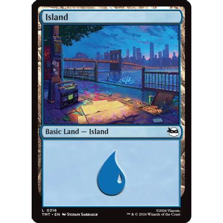Island (0316) (TMT-316) - Teenage Mutant Ninja Turtles Foil