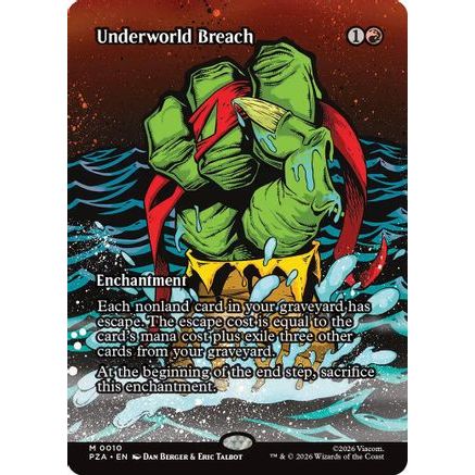 Underworld Breach (Borderless) (PZA-010) - Teenage Mutant Ninja Turtles Eternal-Legal Foil