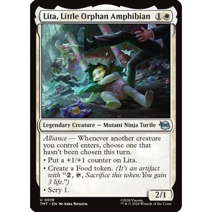 Lita, Little Orphan Amphibian (TMT-019) - Teenage Mutant Ninja Turtles Foil