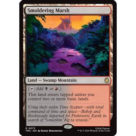 Smoldering Marsh (TMC-073) - Commander: Teenage Mutant Ninja Turtles