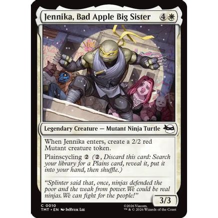 Jennika, Bad Apple Big Sister (TMT-010) - Teenage Mutant Ninja Turtles Foil