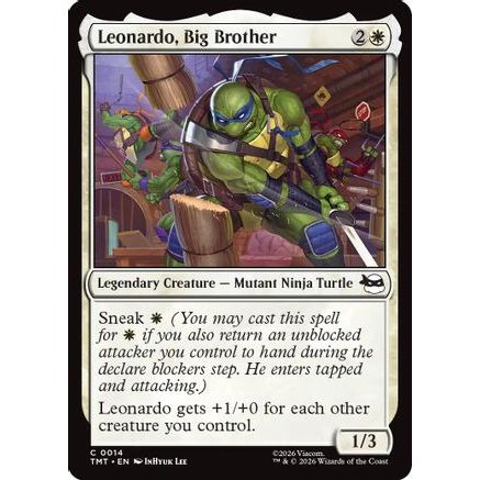 Leonardo, Big Brother (TMT-014) - Teenage Mutant Ninja Turtles
