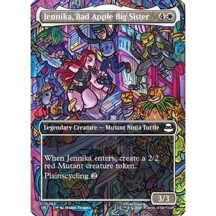 Jennika, Bad Apple Big Sister (Borderless) (TMT-203) - Teenage Mutant Ninja Turtles Foil