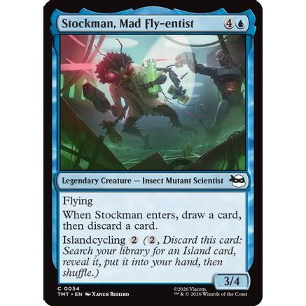 Stockman, Mad Fly-entist (TMT-054) - Teenage Mutant Ninja Turtles Foil